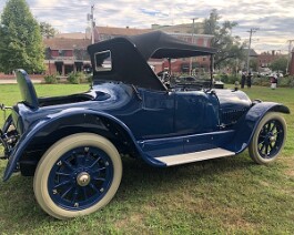 First showing of the car was in Newport, Rhode Island at the commemoration of the 1918 end of World War One.